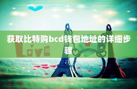 获取比特购bcd钱包地址的详细步骤