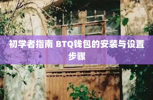 初学者指南 BTQ钱包的安装与设置步骤