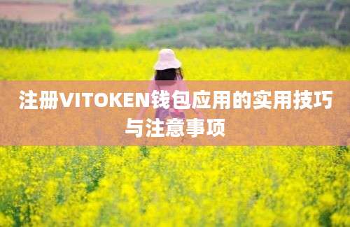 注册VITOKEN钱包应用的实用技巧与注意事项