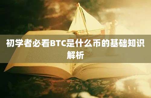 初学者必看BTC是什么币的基础知识解析