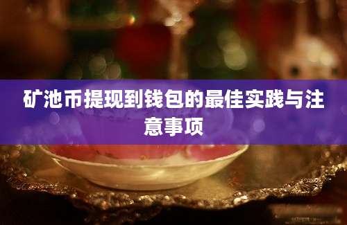 矿池币提现到钱包的最佳实践与注意事项