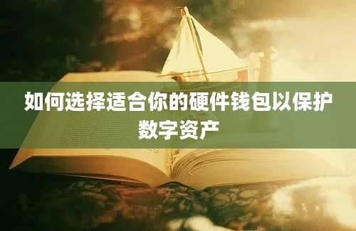 如何选择适合你的硬件钱包以保护数字资产