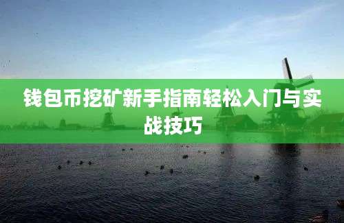 钱包币挖矿新手指南轻松入门与实战技巧