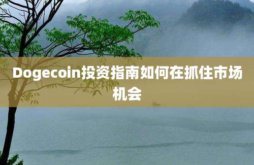 Dogecoin投资指南如何在抓住市场机会